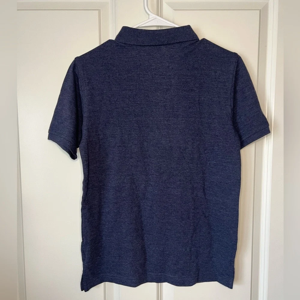 Chaps Boys Dark Navy Polo with Subtle Crest